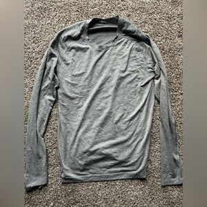 LULULEMON METAL VENT TECH LONG SLEEVE MEN GREY